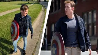 Live-Action Recreating Winter Soldier Highway Fight Scene