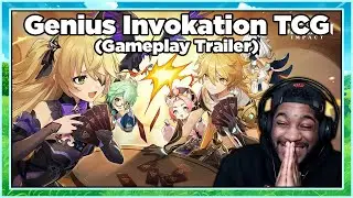 Returning Player Reacts to GENIUS INVOKATION TCG GAMEPLAY TRAILER | Genshin Impact