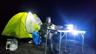 ЗИМНЯЯ ПАЛАТКА ДЛЯ РЫБАЛКИ . ОБЗОР ПОСЛЕ ГОДА ЭКСПЛУАТАЦИИ . ПАЛАТКА HELIOS NORD 3 .