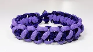 Paracord Tutorial: Spaced Bootlace Solomon Bar Paracord Bracelet