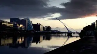Sunrise over the River Liffey, Dublin
