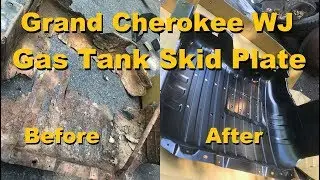 WJ Fuel Tank Skid Plate - Remove and Replace