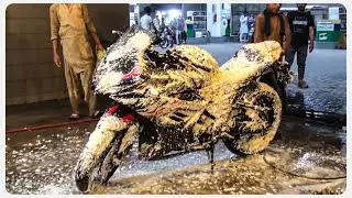 Coolest Super Bike Wash & Maintenance 🔥