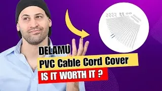 314'' Cord Cover, Cord Hider Wall, One-Cord Cable Raceway, PVC Cable Concealer Hider