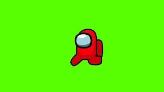 Among Us Mini Crewmate Walking animation Green Screen || Among Us Walking  Animation Green Screen