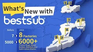 What's New with BestSub? 8 Factories & 8000+ Sublimation Products | Choose the Best Supplier!