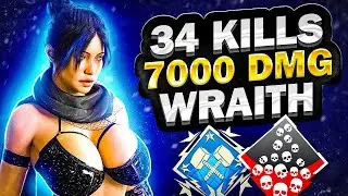 ЗР-189! 34 KILLS & 7000 DAMAGE ON WRAITH.EXE ! рэйф гайд апекс легенд apex legends реликвия