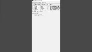 between operators in MySQL database