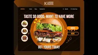 Creating a Fast Food (Restaurant) Website Design in Figma | Killuos | Killuos Devs (Part 1)