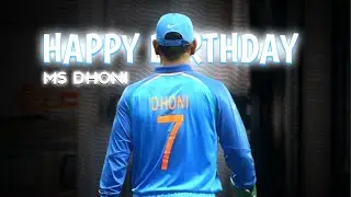 MS DHONI BIRTHDAY STATUS 🔥 || Dhoni WhatsApp Status Tamil || MS Dhoni edit status || Legend Vivek YT