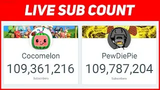 PEWDIEPIE VS COCOMELON LIVE SUB COUNT: WHO WILL PREVAIL?