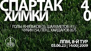 Обзор матча «Спартак» — «Химки» (команды 2009 г. р.) — 4:0