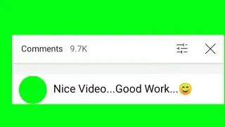 Comment Box Green Screen | Comment Box no copyright video | JR Green Screen