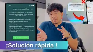 Cómo LIBERAR ESPACIO en iphone 👋🏼 solución a memoria llena ✅ [ no abre whatssap ] 2024