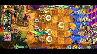plants Vs zombies 2 Jurassic marsh endless zone 31 level to 100