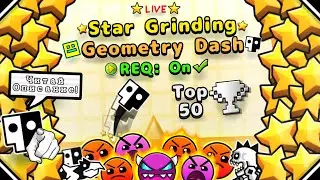 ⭐️Star Grinding Geometry Dash⭐️ (REQ ON✅) Фармлю звёзды и общаюсь с чатом :3 (❗️ЧИТАЙТЕ ОПИСАНИЕ❗️)
