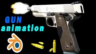 PISTOL ANIMATION IN BLENDER 2.81