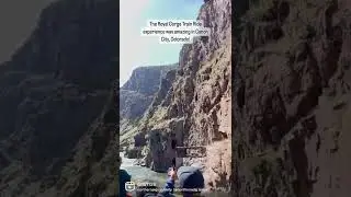 Must see in Colorado! Royal Gorge Train ride in Canon City #shorts