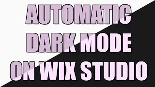 automatic dark mode on wix
