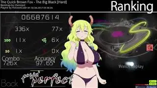 osu | The Quick Brown Fox - Big Black | Hard | DT | FC