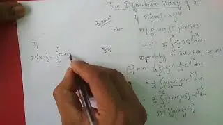 M4L10 - To Prove Time Differentiation Property of FT