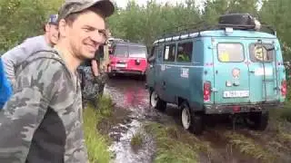 Коварная лужа с новыми участниками. Семерка в деле...