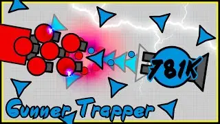 Diep.io - Gunner Trapper (781k - FFA)
