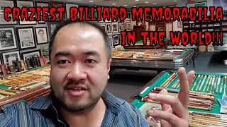 Vlog# 180: Craziest Billiards Memorabilia Collection in the World!!!