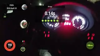 Audi S3 stage 3 100 - 200 dragy over rev
