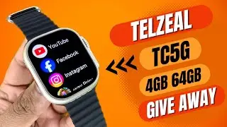 Telzeal TC 5G ANDROID SMARTWATCH | Android Smartwatch 4gb/64gb | Better than Tk5 Ultra, Tk4 Ultra