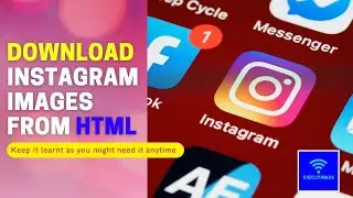 How To Download Instagram Images from HTML in 2021 | Universal Trick | Executables