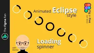 Animated eclipse-style loading spinner - Fig in Five - Advanced prototyping