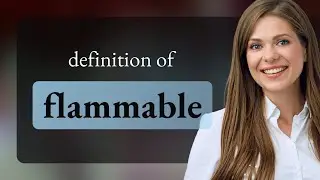 Flammable — what is FLAMMABLE definition