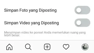 Cara Agar Foto yang diupload ke Instagram Tidak Tersimpan di Galeri HP