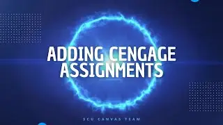 Adding Cengage Assignments to Canvas