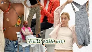 thrift with me (i thrifted my pinterest board) + thrift haul