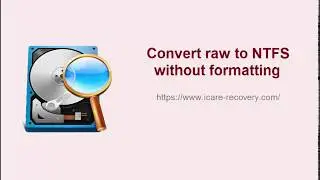 Convert raw to ntfs without formatting
