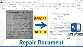 How to Repair Old Document in Microsoft Word | Old Document Convert to New Document in 2022