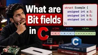 Bit fields in C | Bit fields in Structures | Structure Bit fields | Bit Fields