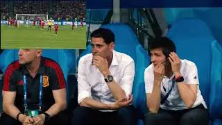 MANAGERS reaction to Ronaldo Hattrick Free Kick (Portugal vs Spain 3-3) HD