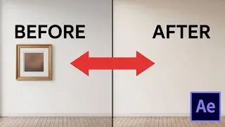 How To Remove Objects In After Effects Using AI in 60 Seconds