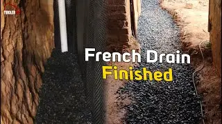 French Drain Finished - TirolerInn the Renovation