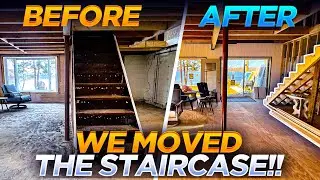 We moved the Staircase!! (and I really screwed up 😬)