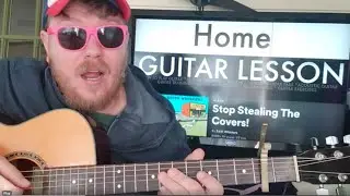 How To Play Home guitar Edith Whisker // easy guitar tutorial beginner lesson easy chords