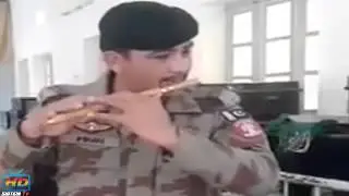 Tajdar-e-Haram Beautiful Flute Cover by Pakistani Soldier 2016