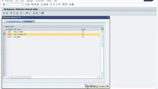 SAP ABAP tutorial  Example of creation collective search help