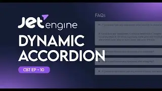 Dynamic Accordion | Elementor | Crocoblock Bangla Tutorials with Projects | EP 10
