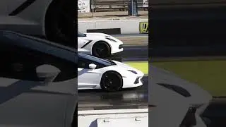 🔥💀WATCH A LAMBORGHINI LEAVE A VETTE IN THE DUST! 