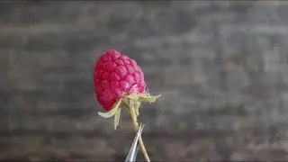 Малина выполнена из эпоксидной смолы на молде fito mold