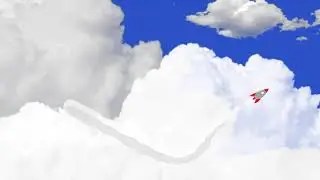 flying rocket after effects